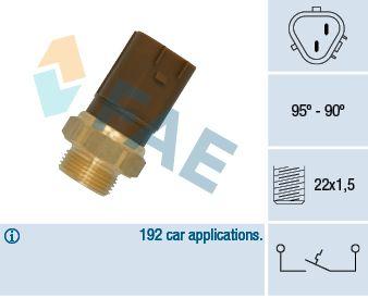 FAE 36720 Fan Switch 90°-95° Vag A3 Bora Go4 Polo 96