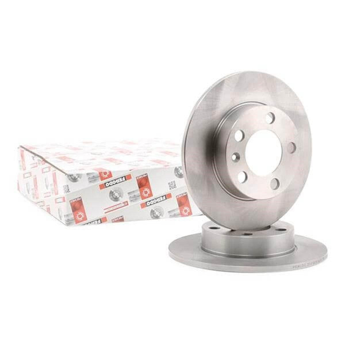 FERODO Rear Brake Disc - Quality Performance for Seat Ibiza (2010-2017) — Brake Rotors & Drums