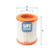 ufi filtre volvo air filter, high performance air filter, volvo fh series air filter UFI Filtre Volvo Air Filter 27.345.00 - Improves Engine Performance for Truck Owners and Mechanics | 162.6 in Height UFI Filtre Volvo Air Filter - High Performance Replacement ufi-fitre, volvo-air-filter, truck-maintenance, engine-performance, vehicle-owners, mechanics, high-performance, air-filter-replacement, truck-operators, ai-generated