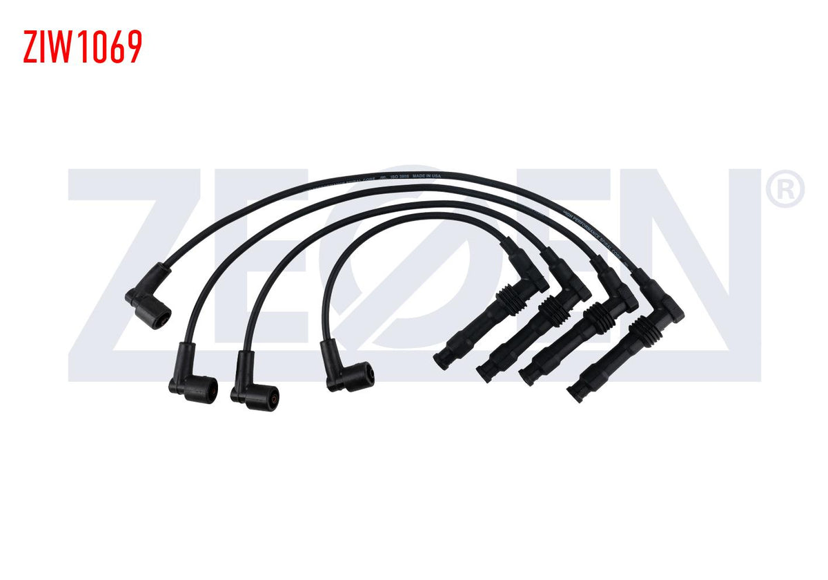 Zegen ZIW1069 Spark Plug Wire Set Vectra B 1.6i 16V (X16xel) 1996-2003 / Astra F 1.6i 16V (X16xel) 1991-1998 — Coils & Plugs