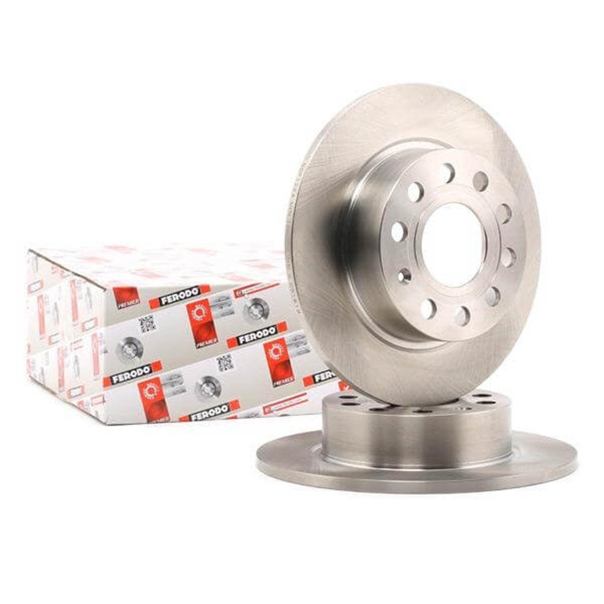 FERODO Rear Brake Discs for Skoda Yeti (2010-2015) — Brake Rotors & Drums