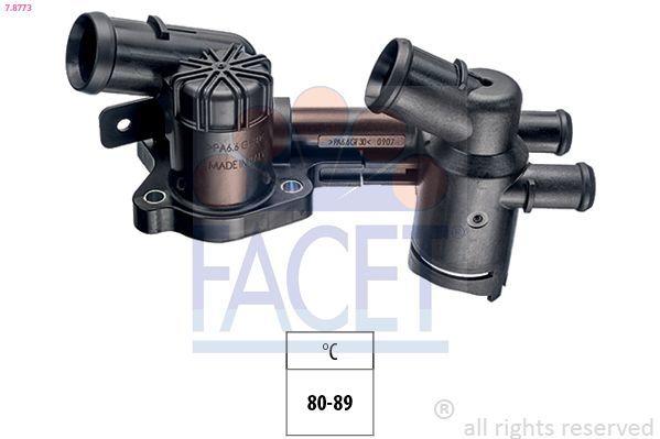 Facet 7.8773 Thermostat Muhafaza Caddy Golf VI Jetta Polo A1 A3 Altea Ibiza Leon Fabia Octavia Yeti — Water Pump & Thermostat