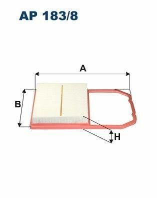 FILTRON AP183-8 Air Filter - Compatible with 18-Polo-Ibiza 1.0 — Air & Cabin Filters
