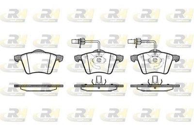 ROADHOUSE 2721.02 Brake Pad Galaxy Wgr 11 95-04 06 — Brake Pads