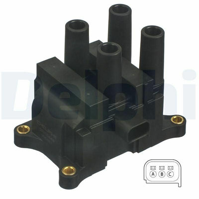 Delphi GN10449-12B1 Ignition Coil Compatible with Ford Fiesta, Ford Focus and 1 more — Coils & Plugs