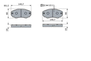 bosch 0986494048 brake pads, bosch brake pads for ducato mini bus BOSCH 0986494048 - Brake Pads for Ducato Buses | Vehicle Owners & Mechanics BOSCH 0986494048 Brake Pads for Ducato brake-pads, bosch, ducato, vehicle-maintenance, auto-parts, mechanics, low-metallic, brake-repair, vehicle-owners, ai-generated