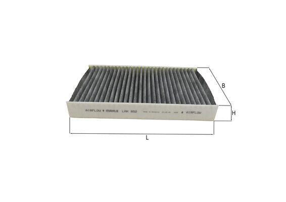 Mahle LAK852 Cabin Air Filter 10-Fluence-Juke 1.5 dCi + Ca — Air & Cabin Filters
