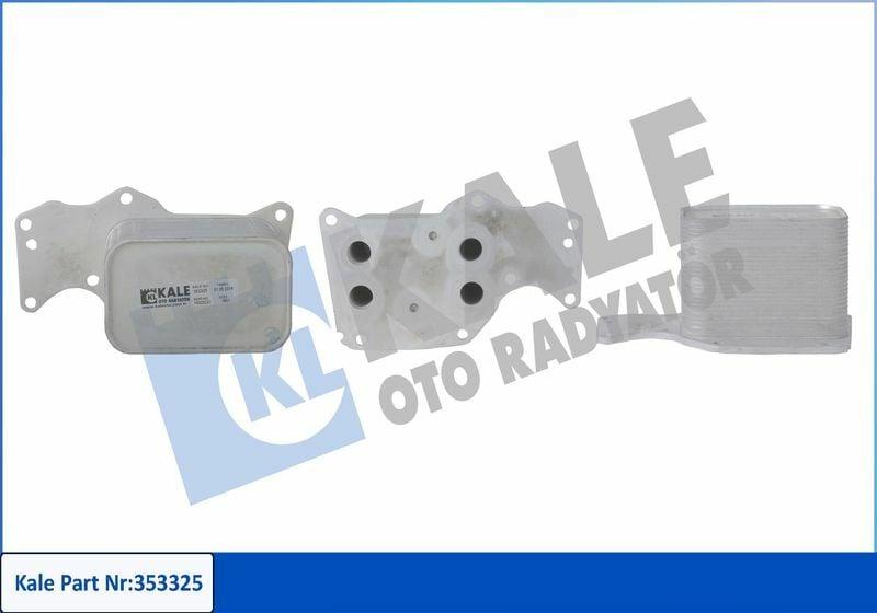 Kale Oil Cooler 353325 - Water-Cooled Aluminum Radiator for X3, X4, X5 Series — Oil System