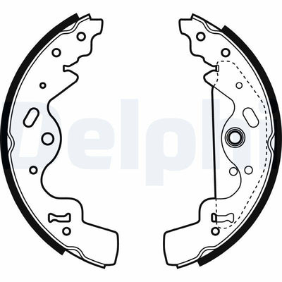 Delphi LS1941 Brake Shoe Freelander I Soft Top 1.8 i/2.0 D/2.5 V6/2.0 Td4 4×4 Freelander I 98-06 — Brake Cables & Hardware