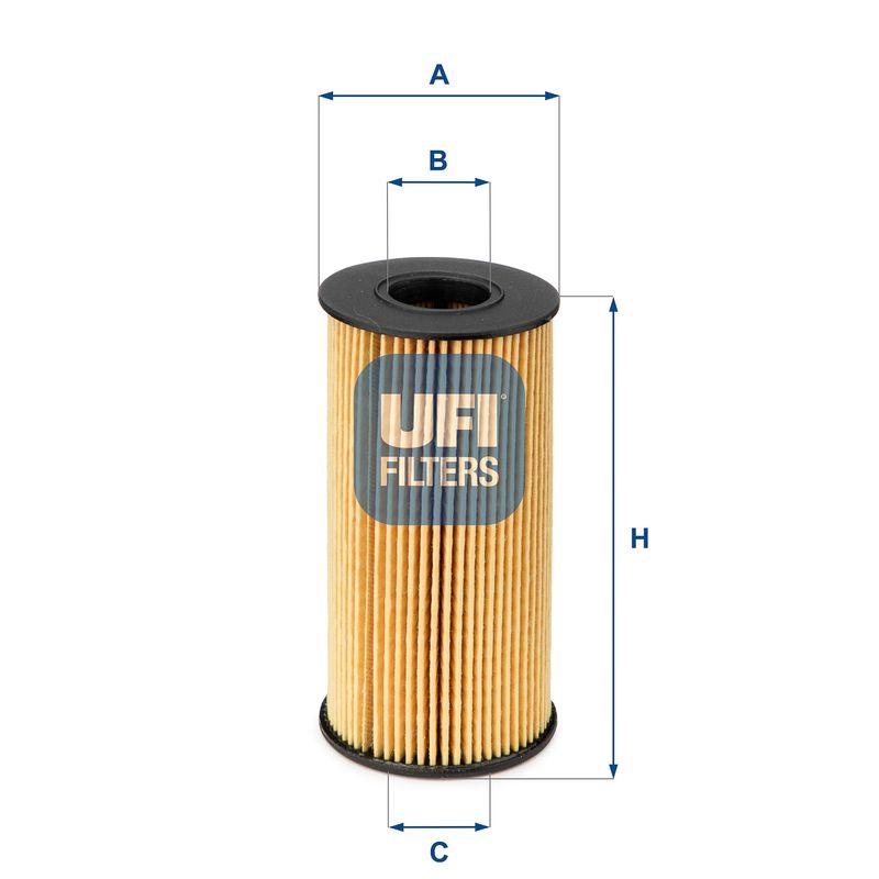 Ufi 25.094.00 Oil Filter Espace IV 02-15 2.0/2.2 dCi, Grand Scénic III 09-, Koleos I 08- — Oil Filters