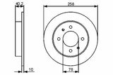 BOSCH Rear Brake Disc Assembly for Elantra 1.6-2.0 (00-06) - 2 Pieces — Brake Rotors & Drums