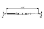 bosch el fren teli arka parking brake cable, durable bosch parking brake cable for vehicles BOSCH El Fren Teli Arka 1987477806 - Durable Parking Brake Cable for Car Owners & Mechanics | 62.2 in BOSCH El Fren Teli Arka - 1580mm Length bosch, parking-brake-cable, car-parts, car-owners, mechanics, durable-parts, high-quality, vehicle-maintenance, replacement-parts, ai-generated