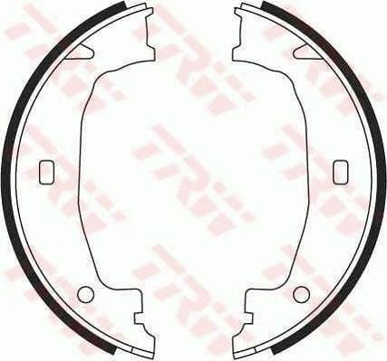 TRW GS8432 Brake Shoe Set — Brake Cables & Hardware