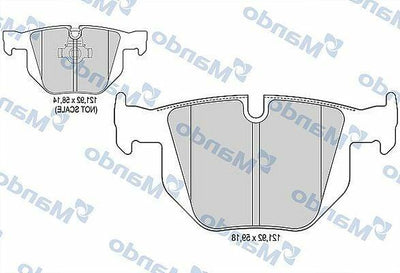 Mando MBF015416 Brake Pad Set — Brake Pads