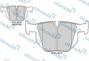 mandobf015416 brake pad set front view, mandobf015416 brake pad set side view MANDO MBF015416 Brake Pad Set for Rear Axle | ECE R90 Approved MANDO MBF015416 Brake Pad Set brake-pads, mandobf015416, replacement-parts, vehicle-maintenance, auto-parts, car-enthusiasts, vehicle-owners, mechanics, ece-r90-approved, ai-generated