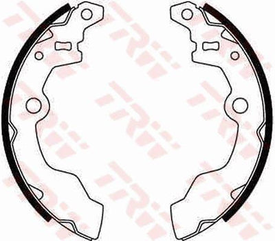 TRW GS8302 Rear Brake Shoe Suzuki Alto/Maruti 86-00 / Subaru Justy 1.0-1.2 — Brake Cables & Hardware