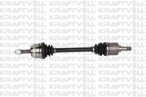 KRAFTVOLL 01010066 Front Left Axle Complete for Saxo VTS - 616mm Length, 48 Tooth ABS, Suitable — Axles, CV Joints & Boots