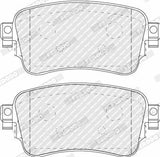 FERODO FVR5120 Rear Brake Pads - Superior Stopping Power
