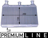 MAHLE AH115000P Heater Radiator - Aluminum Cooling for 2004-2010 5-Series (E60 E61) — Radiators & Fans