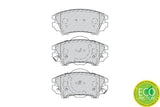 FERODO FDB4208 Brake Pads - Quality Set for 2009 Insignia