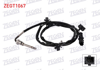Zegen ZEGT1067 Exhaust Temperature Sensor (Egt) Opel Meriva B 1.7 CDTi 2010 — Temperature Sensors & Switches