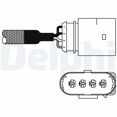 Delphi Oksijen Sensor OZA510-V5 - Oxygen Sensor for VW Golf & Skoda Fabia — Oxygen & Air-Fuel
