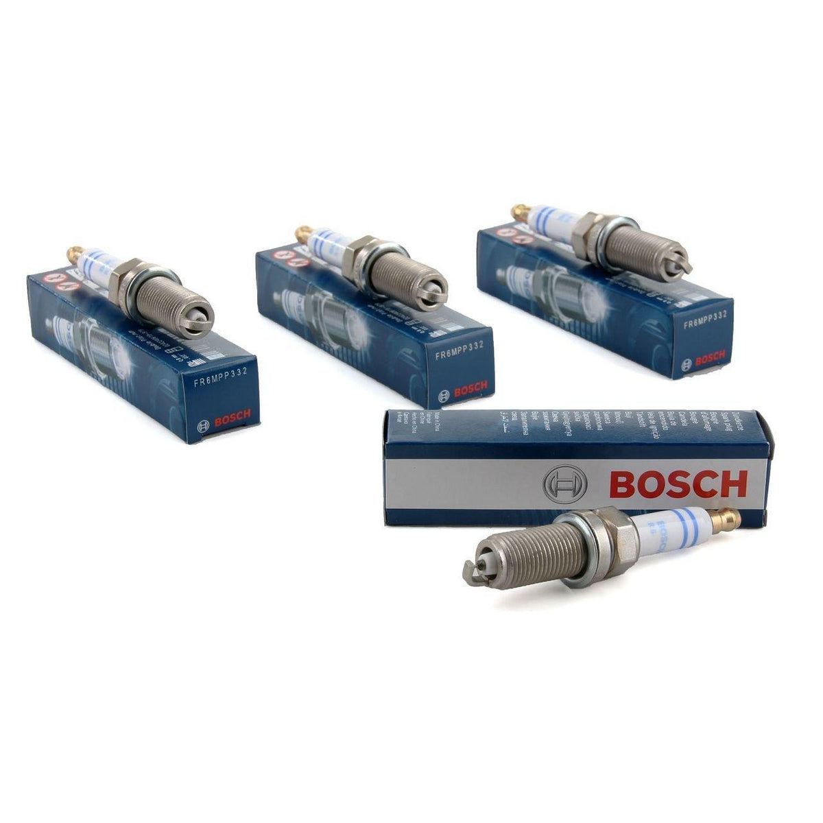 BOSCH Spark Plug Set for Mercedes Benz W211 E200 Kompressor — Coils & Plugs