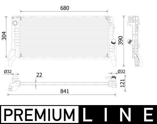 MAHLE CR2306000P — Radiators & Fans