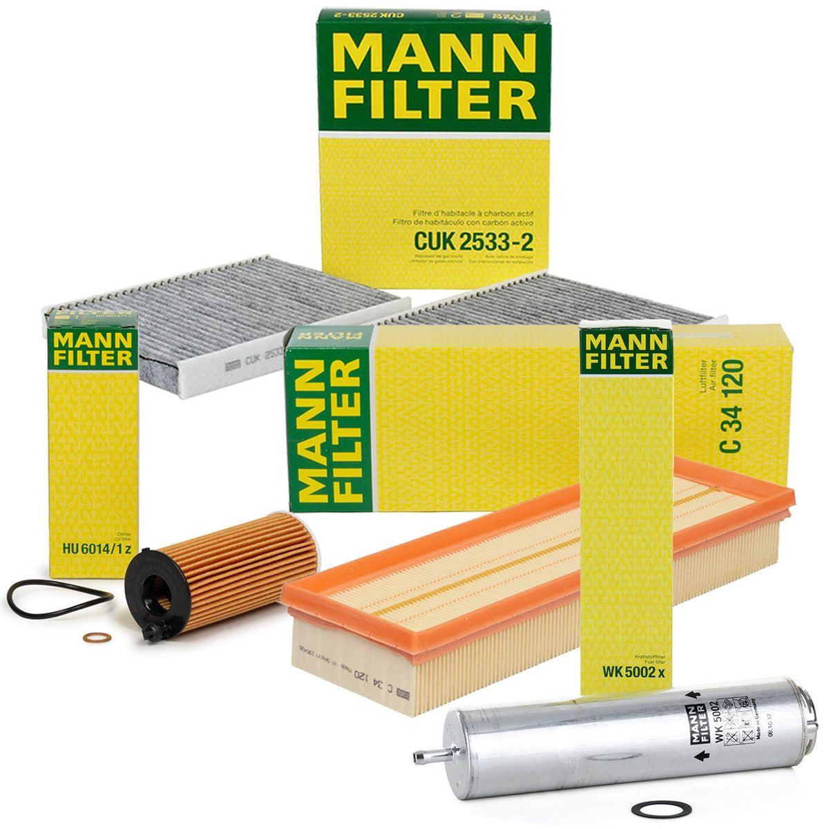 Mann Bmw F10 Body 520d B47 Motor Scheduled Service Filter Set — Maintenance & Service Kits
