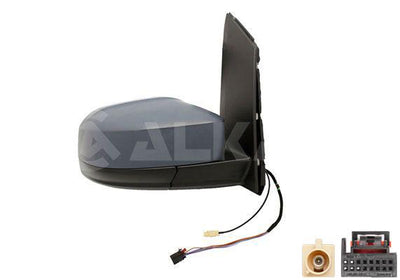 Alkar 9242877 Outer Rear View Mirror Right Primed Heated Electric Antenlı 5 Pin Volkswagen Caddy 2015-2020