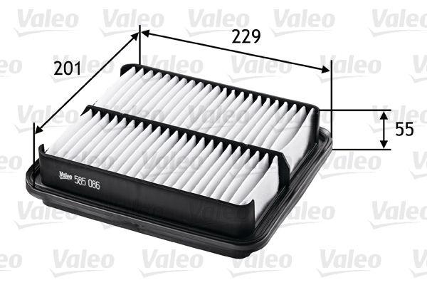 Valeo 585086 Air Filter-(Suzuki Grand-Vitara V6 1996-01 / Grand Vitara 99-05 1.6-2.0-2.5 G16b-J20a-H25a / Vitara 94-99 J20a-H25a