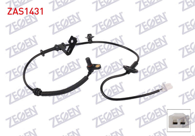 Zegen ZAS1431 ABS Sensor Rear Left Hyundai Accent 10-17 / Kia Rio 10-17 — Brake Sensors & ABS