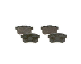 BOSCH Brake Pads Rear 0986494358 - Low-Metallic Metal with Wear Indicators for Honda CR-V