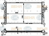 BEHR MAHLE Coolant Radiator for Opel Combo C 1.3 Diesel — Radiators & Fans