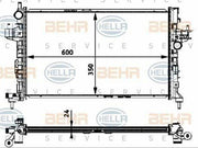 behr mahle coolant radiator for opel combo c, opel combo c 1.3 water radiator close up BEHR MAHLE Coolant Radiator for Opel Combo C 1.3 Diesel | Fits Z17DTH Engine BEHR MAHLE Z17DTH Coolant Radiator coolant-radiator, behr-mahle, opel-combo-c, z17dth-engine, diesel-radiator, automotive-parts, car-maintenance, vehicular-repair, mechanics-tool, ai-generated