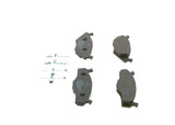 BOSCH 0986468871 Brake Pads for Golf I & II - Low-Metallic Material