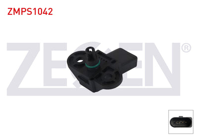 Zegen ZMPS1042 Map Sensor Volkswagen Passat (3B3) 2000-2005 / Audi A4 (8E2) 2000-2004 / A6 (4B2) — Engine Management Sensors
