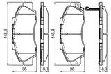 BOSCH 0986461142 — Brake Pads