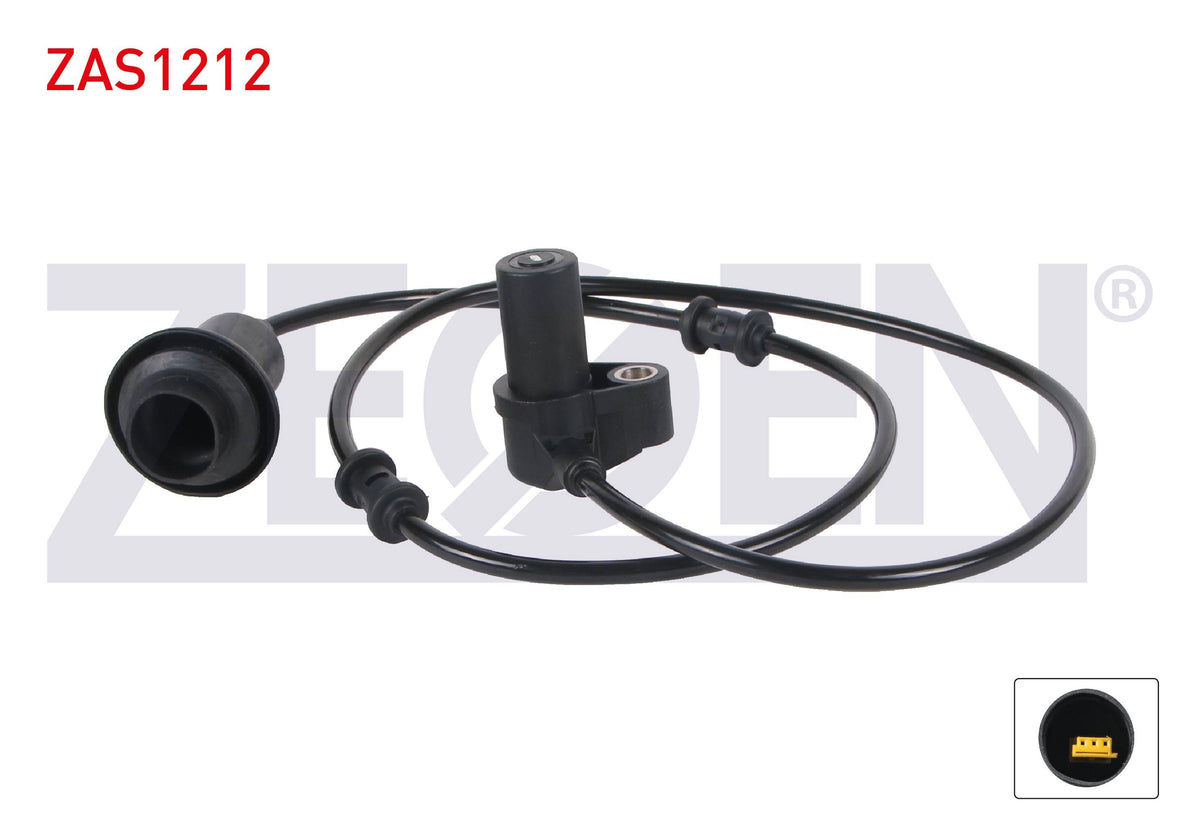Zegen ZAS1212 ABS Sensor Rear Left-Right Mercedes A Series (W168) 97-04 / Vaneo (W414) 02-05 — Brake Sensors & ABS