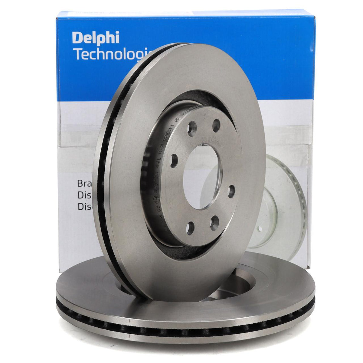 Delphi BG3620 Front Brake Disc Set 286 mm Corsa F Crossland X — Brake Rotors & Drums
