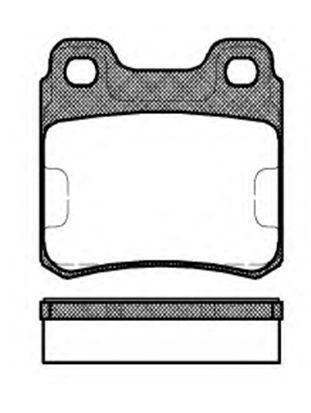 MGA 55190 Rear Brake Disc Brake Pad Wva 21140 (Opel: Vectra A 2.0 Saab 900) — Brake Pads
