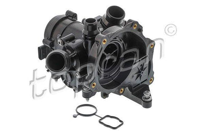 Topran 638752 Thermostat Housing without Water Pump Thermal Switch Modullu (VW Golf 13- Passat 15 — Water Pump & Thermostat