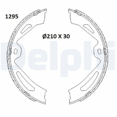 Delphi LS2179 Brake Pabucu