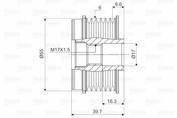 valeo alternator pulley for mazda vehicles, technical specifications of valeo alternator pulley, installation guide for mazda alternator pulley VALEO Alternator Pulley - Compatible with Mazda 3 1.6 & Mazda 6 1.8/2.0/2.3 | 59 mm Diameter VALEO Alternator Pulley for Mazda 3 & 6 Models valeo, alternator-pulley, mazda-parts, car-accessories, engine-repair, car-owners, mazda-enthusiasts, vehicle-parts, replacement-parts, ai-generated
