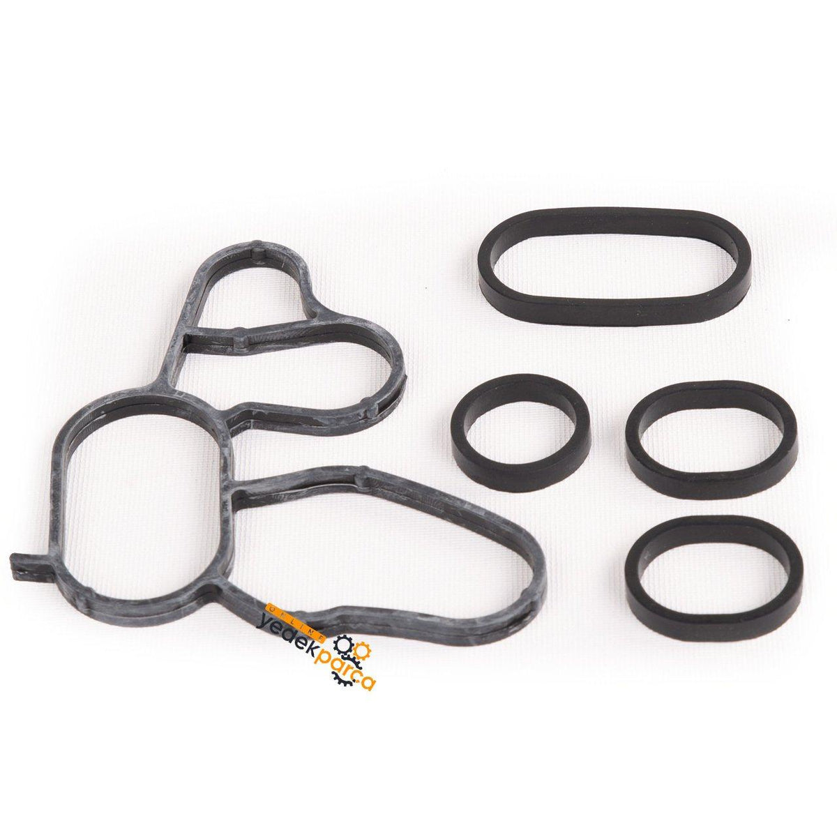 Hansfel Fiat Doblo 2006-2012 Oil Cooler Gasket Set - 5 Pieces for Diesel Engines — Oil System