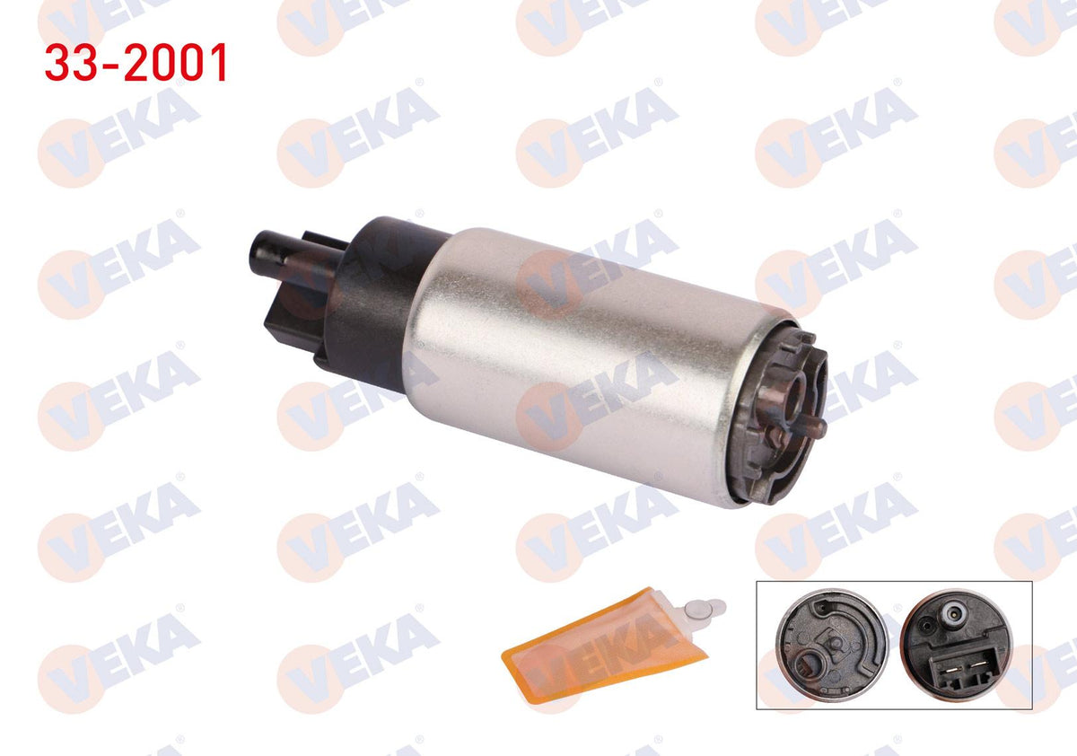 Veka 33-2001 Fuel Pump with Strainer 6 Bar Accent II 1.5i-1.6i 2000-2005 / Civic VII 1.4i-1.6i 2000-2006 / Ci — Fuel Delivery