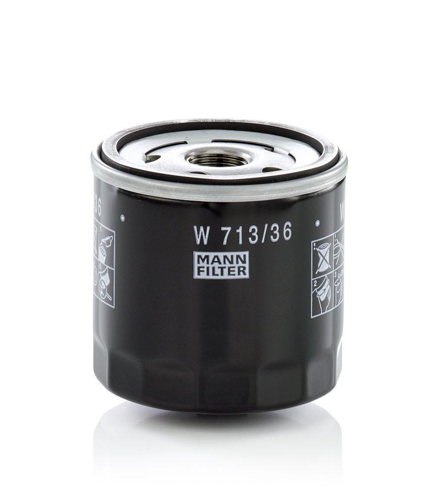 Mann W 713/36 Oil Filter Ford Ranger / Mazda BT-50 06-12 2.5/3.0 TD — Oil Filters