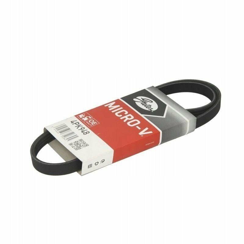 Gates V Belt 4PK948 for Chevrolet Kalos 1.2 with 8 Valves — Belts