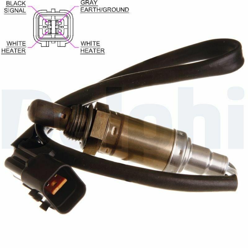 delphi-lambda-oxygen-sensor, delphi-sensor-cable-length, hyundai-sonata-oxigen-sensor Delphi Lambda Oxygen Sensor - ES10883-12B1 for Hyundai Santafe & Kia Carnival | 460mm Cable Length Delphi Lambda Oxygen Sensor - For Hyundai & Kia Models delphi, lambda-oxygen-sensor, hyundai-parts, kia-parts, car-maintenance, mechanics, sensor, automotive, engine-parts, ai-generated