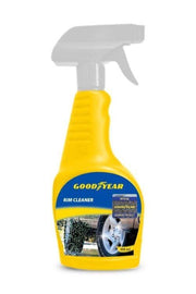 goodyear wheel cleaner spray bottle, cleaning wheels with goodyear cleaner, goodyear wheel cleaner spray in action Goodyear Wheel Cleaner Spray - Powerful Formula for Car Owners and Mechanics | 16 fl oz Goodyear Wheel Cleaner Spray - Effective Car Care goodyear, wheel-cleaner, car-care, automotive-cleaning, mechanic-tools, car-enthusiasts, eco-friendly, automotive-accessories, 17-fl-oz, ai-generated